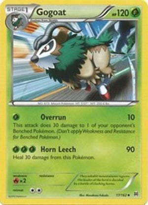 Gogoat 17/162 - XY  BREAKthrough Reverse Holofoil - Poke-Collect