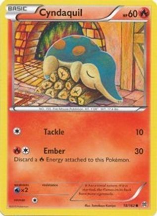 Cyndaquil 18/162 - XY  BREAKthrough Reverse Holofoil - Poke-Collect