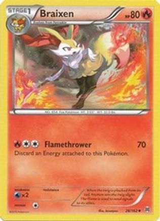Braixen 26/162 - XY  BREAKthrough - Poke-Collect