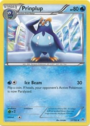 Prinplup 37/162 - XY  BREAKthrough Reverse Holofoil - Poke-Collect