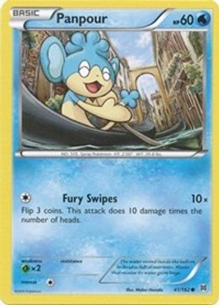 Panpour 41/162 - XY  BREAKthrough Reverse Holofoil - Poke-Collect