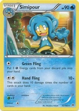 Simipour 42/162 - XY  BREAKthrough - Poke-Collect
