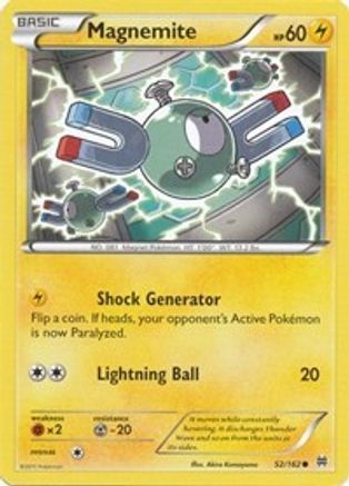 Magnemite 52/162 - BREAKthrough Reverse Holofoil - Poke-Collect