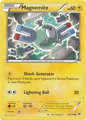 Magnemite 52/162 - BREAKthrough Reverse Holofoil - Poke-Collect
