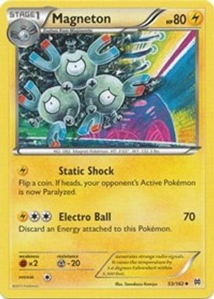 Magneton 53/162 - XY  BREAKthrough Reverse Holofoil - Poke-Collect