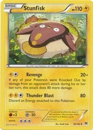 Stunfisk 56/162 - BREAKthrough Reverse Holofoil - Poke-Collect