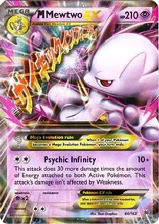 M Mewtwo-EX 64/162 - BREAKthrough Holofoil - Poke-Collect