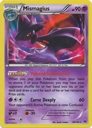 Mismagius 66/162 - BREAKthrough Reverse Holofoil - Poke-Collect