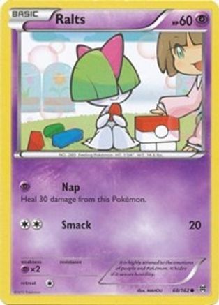 Ralts 68/162 - BREAKthrough Reverse Holofoil - Poke-Collect