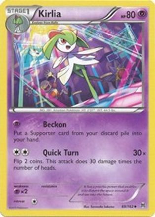 Kirlia 69/162 - XY  BREAKthrough Reverse Holofoil - Poke-Collect
