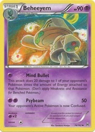 Beheeyem 74/162 - XY  BREAKthrough Reverse Holofoil - Poke-Collect