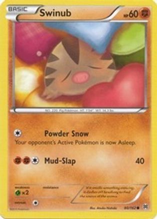 Swinub 80/162 - BREAKthrough Reverse Holofoil - Poke-Collect