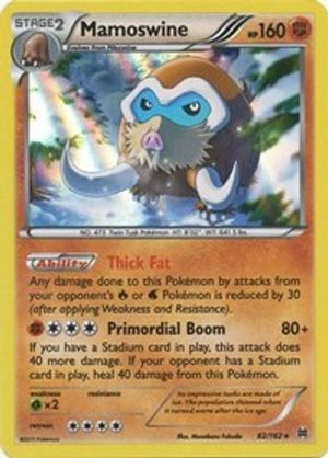 Mamoswine 82/162 - BREAKthrough Reverse Holofoil - Poke-Collect