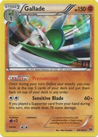 Gallade 84/162 - BREAKthrough Reverse Holofoil - Poke-Collect