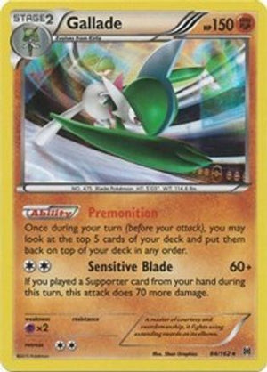 Gallade 84/162 - BREAKthrough Reverse Holofoil - Poke-Collect