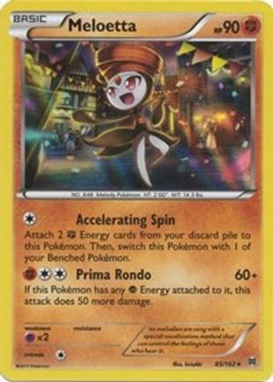 Meloetta 85/162 - BREAKthrough Reverse Holofoil - Poke-Collect