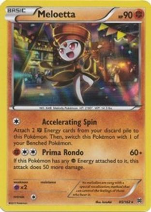 Meloetta 85/162 - XY  BREAKthrough Holofoil - Poke-Collect