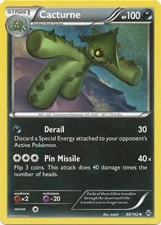 Cacturne 88/162 - XY  BREAKthrough Reverse Holofoil - Poke-Collect
