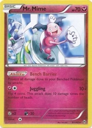 Mr. Mime 97/162 - BREAKthrough Reverse Holofoil - Poke-Collect