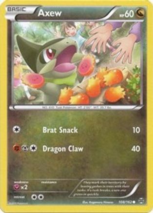 Axew (108) 108/162 - XY  BREAKthrough - Poke-Collect