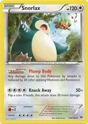 Snorlax 118/162 - BREAKthrough