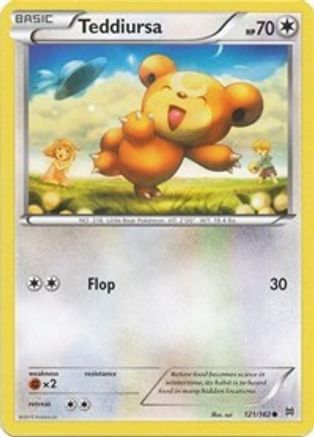 Teddiursa 121/162 - BREAKthrough Reverse Holofoil - Poke-Collect