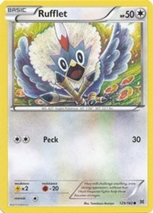 Rufflet 129/162 - XY  BREAKthrough - Poke-Collect