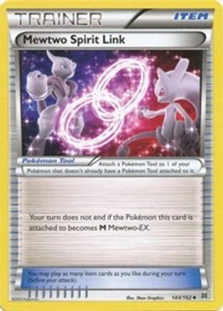 Mewtwo Spirit Link 144/162 - XY  BREAKthrough Reverse Holofoil - Poke-Collect