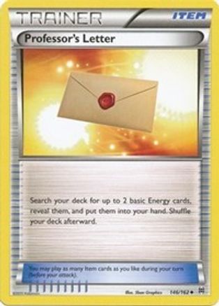Professor's Letter 146/162 - XY  BREAKthrough - Poke-Collect