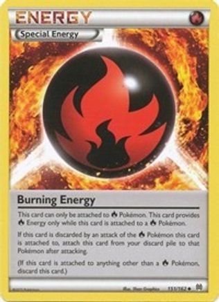 Burning Energy 151/162 - XY  BREAKthrough - Poke-Collect