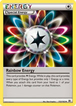 Rainbow Energy 152/162 - XY  BREAKthrough Reverse Holofoil - Poke-Collect