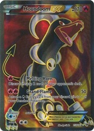 Houndoom EX (Full Art) 153/162 - XY  BREAKthrough Holofoil - Poke-Collect