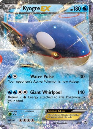Kyogre-EX XY41/211 - XY Black Star Promos Holofoil - Poke-Collect