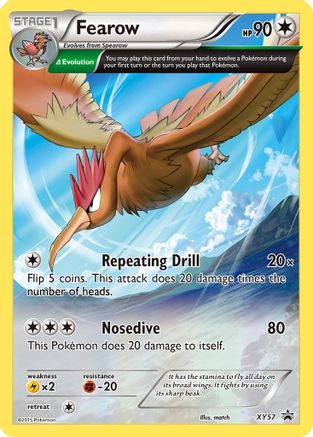 Fearow XY57/211 - XY Black Star Promos Holofoil - Poke-Collect