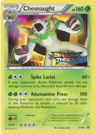 Chesnaught - XY68 (Prerelease [Staff] XY68 - XY Promos Holofoil - Poke-Collect