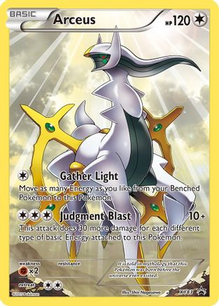 Arceus XY83/211 - XY Black Star Promos Holofoil - Poke-Collect