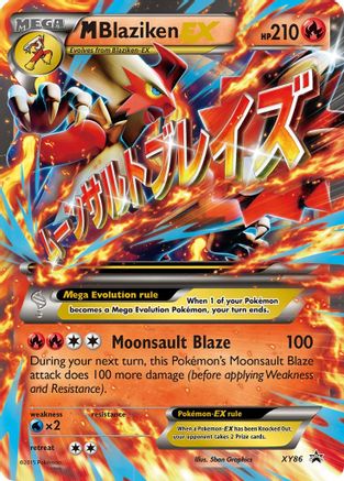 M Blaziken-EX XY86/211 - XY Black Star Promos Holofoil - Poke-Collect