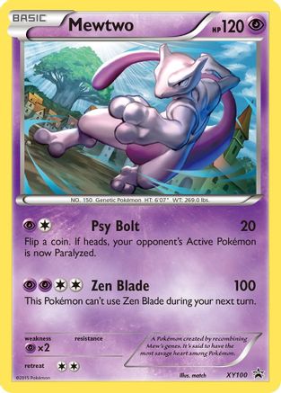 Mewtwo XY100/211 - XY Black Star Promos Holofoil - Poke-Collect
