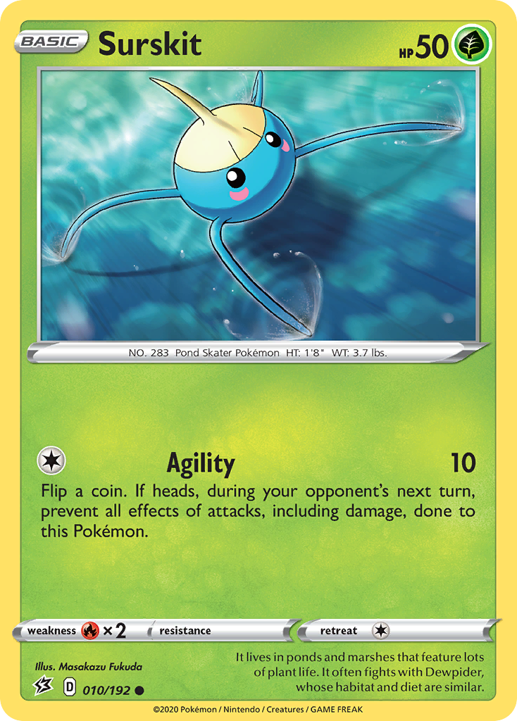 Surskit 10/192 - Rebel Clash - Poke-Collect