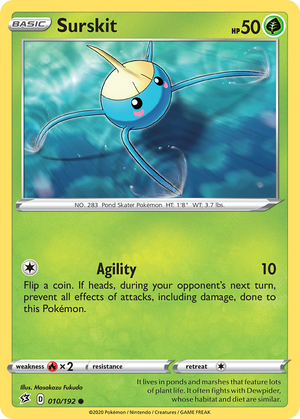 Surskit 10/192 - Rebel Clash - Poke-Collect