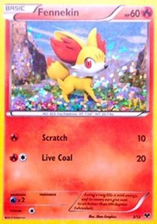 Fennekin - 3/12 3/12 - McDonalds Promos 2014 Holofoil - Poke-Collect