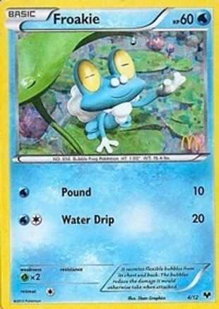 Froakie - 4/12 4/12 - McDonalds Promos 2014 Holofoil - Poke-Collect