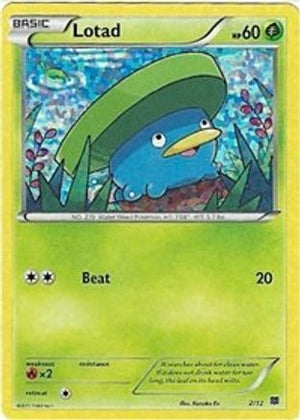 Lotad 2/12 - McDonalds Collection 2015 Holofoil - Poke-Collect