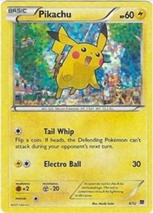 Pikachu 6/12 - McDonalds Collection 2015 Holofoil - Poke-Collect