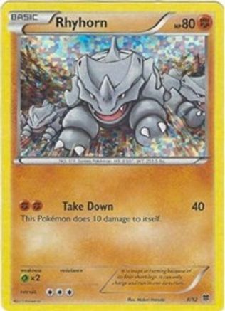 Rhyhorn 8/12 - McDonalds Collection 2015 Holofoil - Poke-Collect