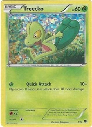 Treecko 1/12 - McDonalds Collection 2015 Holofoil - Poke-Collect