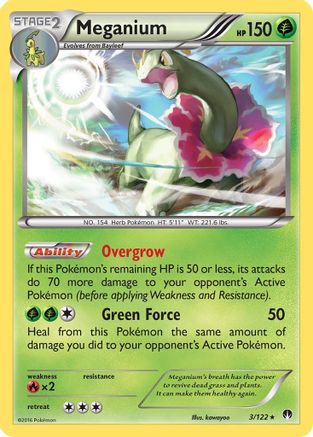 Meganium 3/122 - XY  BREAKpoint Holofoil - Poke-Collect