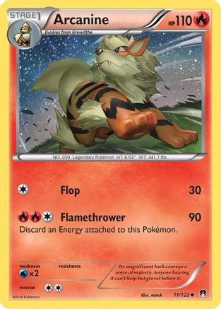 Arcanine 11/122 - XY  BREAKpoint - Poke-Collect