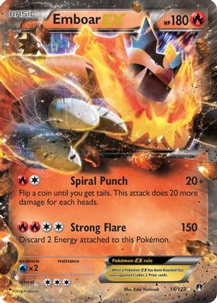 Emboar EX 14/122 - XY  BREAKpoint Holofoil - Poke-Collect