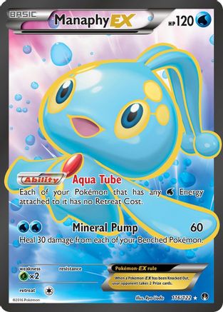 Manaphy-EX 116/122 - BREAKpoint Holofoil - Poke-Collect